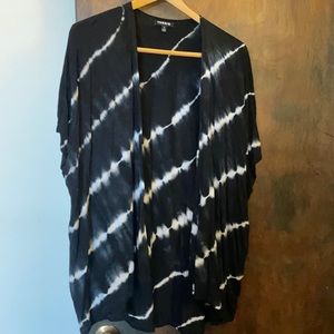 Torrid Tie-dye open kimono top